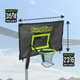 JumpFlex PROJAM Hero Basketball Hoop and Net Attachment for Trampolines