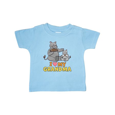 

Inktastic I Love My Grandma Hippos Gift Baby Boy or Baby Girl T-Shirt