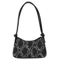 thumbnail image 5 of Bolso de mano de gran capacidad para mujer, nuevo bolso de mano 2025, estilo nicho, con diamantes de imitación, bandolera de hombro., 5 of 5