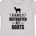 thumbnail image 4 of Inktastic Easily Distracted by Goats Boys or Girls Toddler T-Shirt, 4 of 5