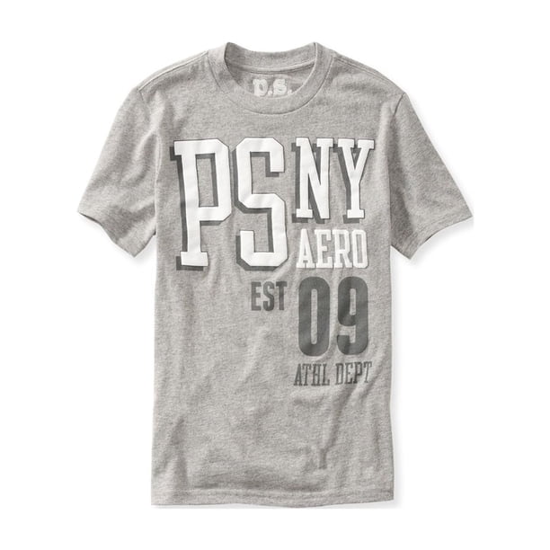 Camiseta gráfica Aeropostale Boys PSNY, gris, S (8)