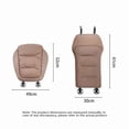 thumbnail image 6 of Breathable Nappa Leather Car Seat Cushion - All-Season Lumbar Support for Most Vehicles, 6 of 11