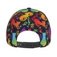 thumbnail image 6 of Fotbe Colorful Cats Classic Baseball Cap, Adjustable Snapback Hats, Outdoor Baseball Hat for Men and Women Cotton Soft, 6 of 9