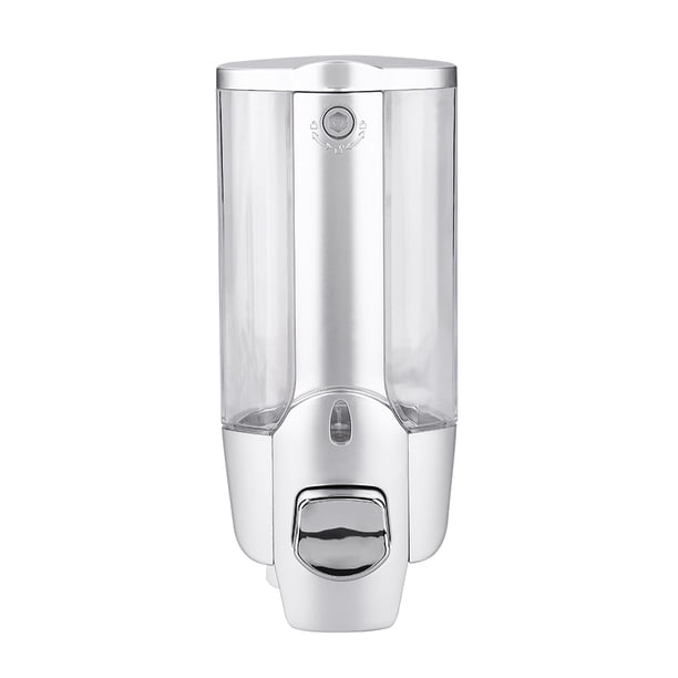 Dispensador de jabón con bomba, 350 ml, 2 x 350 ml, dispensador de jabón para pared de baño, dispensador de loción, máxima eficiencia