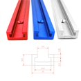 thumbnail image 2 of Riel de conducto para carpintería, inglete de ranura en T de 300-800MM, plantilla de tornillo en T, ranura de fijación de 19x9,5mm, sierra de mesa, enrutador, herramientas de bricolaje, 2 of 4
