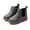 Gray, variant on Kids Girls Winter Round Toe Zipper Chunky Chelsea Ankle Boots Low Heel Slip On Dress Booties (Toddler/Little Kid)