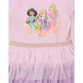 thumbnail image 3 of Disney Toddler Girls Princess Long Sleeve Ballerina Tutu Dress (Pink, 6), 3 of 7