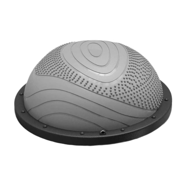 harper Balance Ball Balancing Core Workout Equipment Anti Slip 22.83inch Versatile Half gray