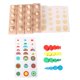 thumbnail image 5 of Juego de juguetes educativos de madera Montessori con bloques cilíndricos de colores y enchufes Estilo2, 5 of 9