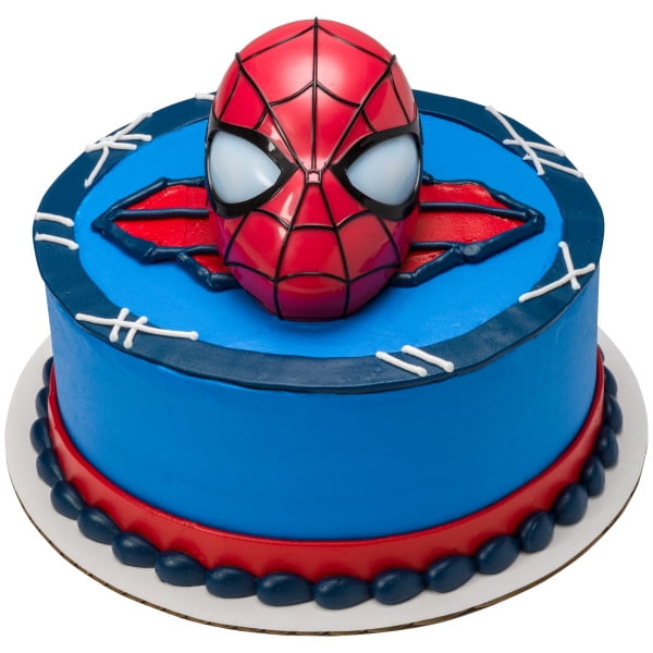 Decopac Spider Man Ultimate Light Up Eyes Cake Topper Walmart Com