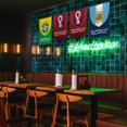 thumbnail image 4 of Bandera de la Copa del Mundo de Qatar 2022, decoración de fiesta de fútbol, ​​bandera colgante, suministros para fanáticos de la Copa del Mundo, bandera de tracción JAMW Sencillez, 4 of 5