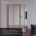 thumbnail image 5 of Eviva Sax 48 in. Brushed Chrome Framed Bathroom Wall Mirror, 5 of 9