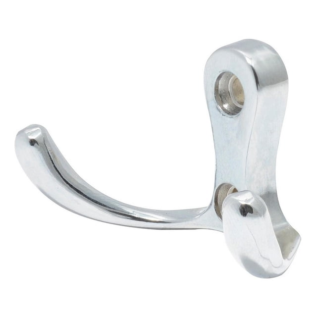 Gancho Perchero De Pared Doble Niquel Satinado 13pe Lock L.O.C.K. 13pe