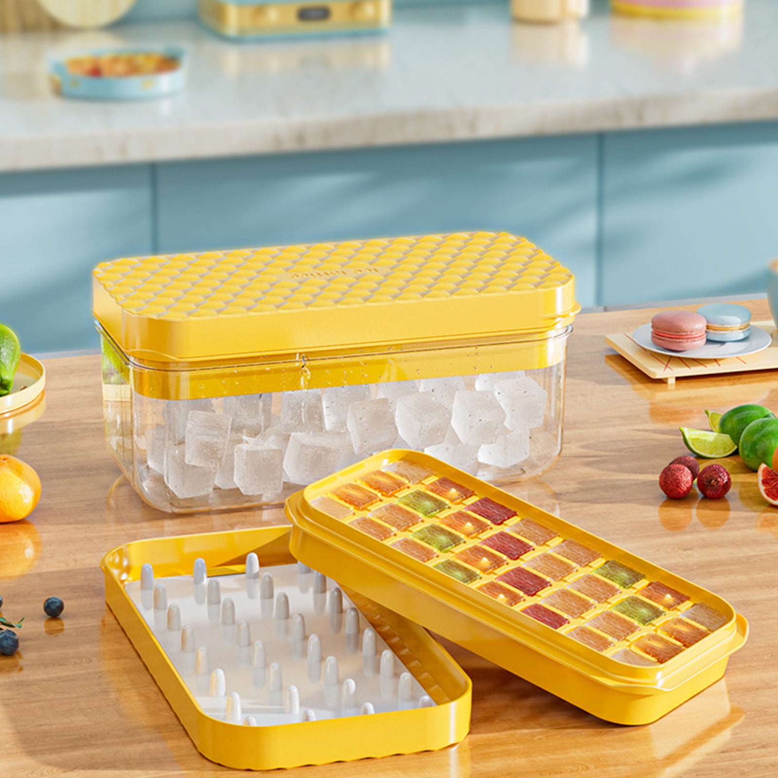 Viadha Kitchen Accessories Ice Cubes Trays , EasyRelease Silicone