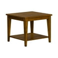 thumbnail image 2 of Home Square 2-Piece Furniture Lake House Square Lamp Table Set in Oak, 2 of 10