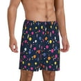 thumbnail image 3 of Rocae Colored Balloons for Men's Soft Sleep Pajama Shorts, Waistband and Pockets, 3 of 9