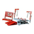 thumbnail image 4 of Milaget 1/64 Diorama Garage Lift Kit Micro Garage Scene Decor Auto Repair Tool Model, 4 of 6
