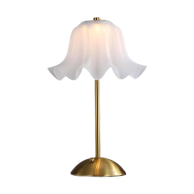 Lámpara de mesa táctil de metal, lámpara de noche recargable, lámpara pequeña portátil LED B