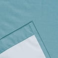 thumbnail image 3 of Ruthys Textile Teal Thermal Lined Curtains - 2 x 52 x 84 Panels, Grommet Top - Foamback, Energy Efficient, Noise Reducing, Room Darkening Solid Drapes  for Bedrooms and Living Rooms, 3 of 8