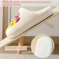 thumbnail image 4 of Zapatillas de felpa en V OPXIN Meet Me At Midnight, cálidas, unisex, 4 of 9