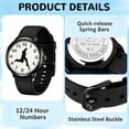 thumbnail image 3 of Creative Watch for Man Women Analog Wrist Watch with Cool Dial for Man Women Birthday Christmas Gifts, 3 of 8