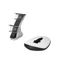 thumbnail image 3 of Cateissary de controlador Dock LED Dual USB para PS5 Estación de soporte de carga Cradle para 5 PS5 Slim Controller Videojuegos y accesorios 1#, 3 of 6