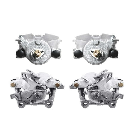 AutoShack Front & Rear Brake Calipers | Replacement for 2008-2009 Volkswagen GTI 2005 Volkswagen Jetta | 4-PC