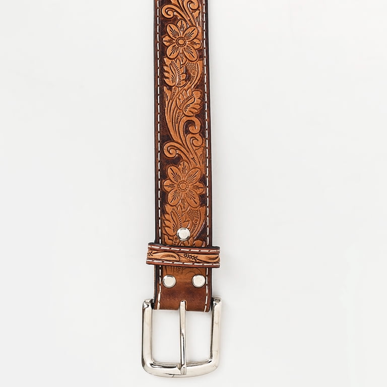 BE BAR H EQUINE 34 In Floral Hand Tooled Western Genuine  display picture 1