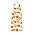 thumbnail image 2 of Naloa Maple Leaf Apron Kitchen Aprons with Pockets for Women Men Chef, 2 of 8