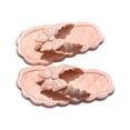 thumbnail image 2 of Chanclas de verano para mujer, para vacaciones en la playa, suaves, elásticas, elegantes, bonitas, con lazo, sandalias planas, color rosa 38/39, 2 of 15