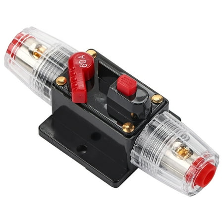 Interruttore Automatico 50A 12-24V Con Reset - Portafusibili Impermeabile Per Auto, Moto, Barca - 50A