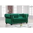 thumbnail image 2 of Bowery Green Velvet Loveseat-Color:Green Velvet,Style:Contemporary, 2 of 11