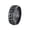 Antique Black, variant on Men Vintage Spinner Cuban Link Ring Classic Simple 8MM Wide Band Stainless Steel Gear Grooved Edge Hip Hop Punk Trendy Statement Jewelry Gold Plated Black Size 14