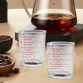 thumbnail image 6 of 2Pcs Espresso Measuring Glasses with Scale, Transparent, Multipurpose 2 Ounce/60 ml, Liquid Heavy Glass Cup for Party, 6 of 8