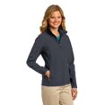 thumbnail image 4 of Port Authority Ladies Core Soft Shell Jacket-4XL (Battleship Grey), 4 of 5