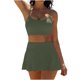 thumbnail image 1 of Traje de baño Tankini vintage estampado para mujer, traje de baño conservador, falda playera estampada para mujer, traje de baño de 3 piezas para mujer, trajes de baño tankini para mujer, trajes de ba, 1 of 7