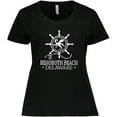thumbnail image 3 of Inktastic Rehoboth Beach Delaware Nautical Women's Plus Size T-Shirt, 3 of 5