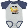 thumbnail image 3 of Inktastic I'm 1 and Crushing It Construction 1st Birthday Boys or Girls Baby Bodysuit, 3 of 5