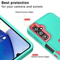 thumbnail image 4 of Aggxpf Samsung Galaxy A14 5G Case, Military-Grade Drop Protection Phone Cover, Dual Layer Protective Phone Case with Magnetic Kickstand Car Mount, Green, 4 of 5