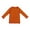 Orange, variant on Otqutp Kids Winter Blouse Toddler Girls Solid Color Wooden Ear Edge Long Sleeve Crew Neck Tops 9 Colors Undershirts for 0 To 6 Years
