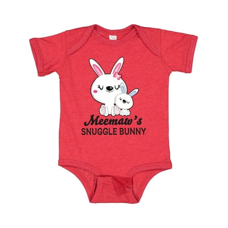 

Inktastic Meemaws Snuggle Bunny Easter Gift Baby Boy Bodysuit