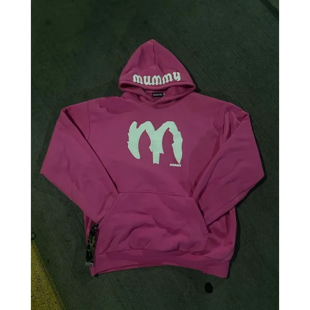 Sudadera con capucha de gran tamaño con bordado de letras de marca de moda callejera estadounidense Y2k para mujer, sudadera holgada informal de moda para hombre