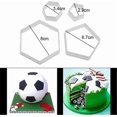 thumbnail image 5 of 9 Inch 3d Full-size Soccer Ball Aluminum Baking Pan With 4pcs Hexagon Pentagon Cookie Cutter, Football Shape Metal Cake Pan Mold Boy's Birthday Sports, 5 of 5
