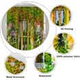 thumbnail image 5 of Spring Floral Wall Shower Curtain Country Town Green Ivy Leaves Blossom Flowers Italy Landscape Shower Curtain for Bathroom Decor Waterproof Fabric Set with Hooks, 72x84 Inch, 5 of 6