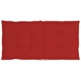 thumbnail image 5 of Charmma Garden Chair Cushions 4 pcs Red 39.4"x19.7"x1.2", 5 of 7