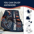 thumbnail image 4 of Football Team Color Throw Blanket Football Flannel Blanket for Men Women Boys Kids Team Blanket for Living Room for Football Fans Gifts 60" x 50", 4 of 5