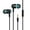 Black Blue, variant on ruhuadgb Wired Universal Noise Cancelling Stereo In-ear Earphone Phone Headset with Mic