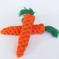 thumbnail image 3 of 2PCS Carrot Dog Toy Interactive Lifelike Puppy Bite Toy Dog Chew Rope Toy, 3 of 8