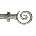 thumbnail image 3 of 13/16" Dia Adjustable 66-120 inch Curtain Rod with Traute Finials - Satin Nickel,(4827-665), 3 of 3