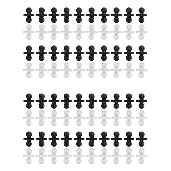 80 Pcs Divider Aquarium Suction Cup Holders for Fish Tanks Glass Cover Separating Divider Support Clip Bracket